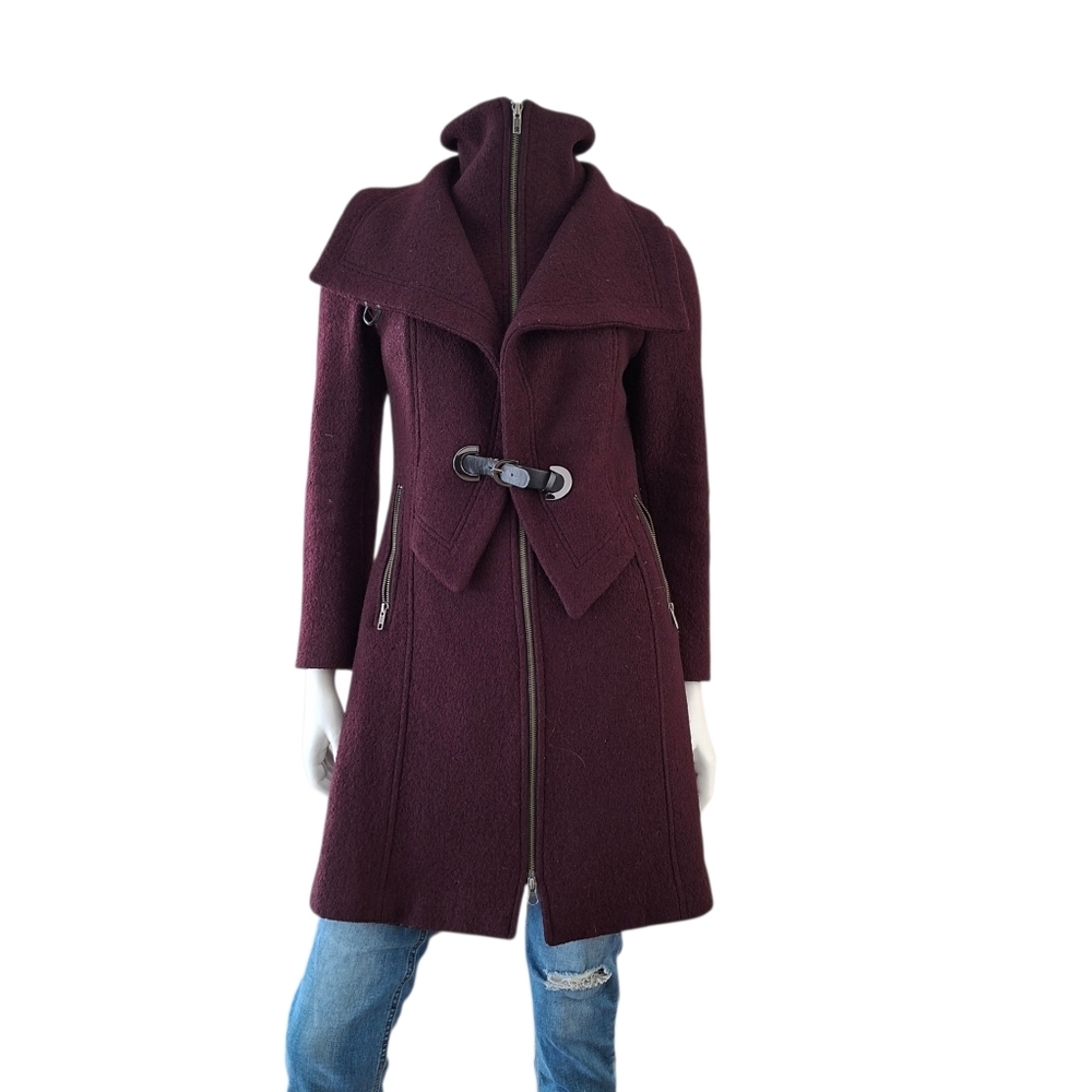Soia & Kyo outershell Burgundy winter coat Made in Canada Soïa & Kyo - Picture 6 of 14
